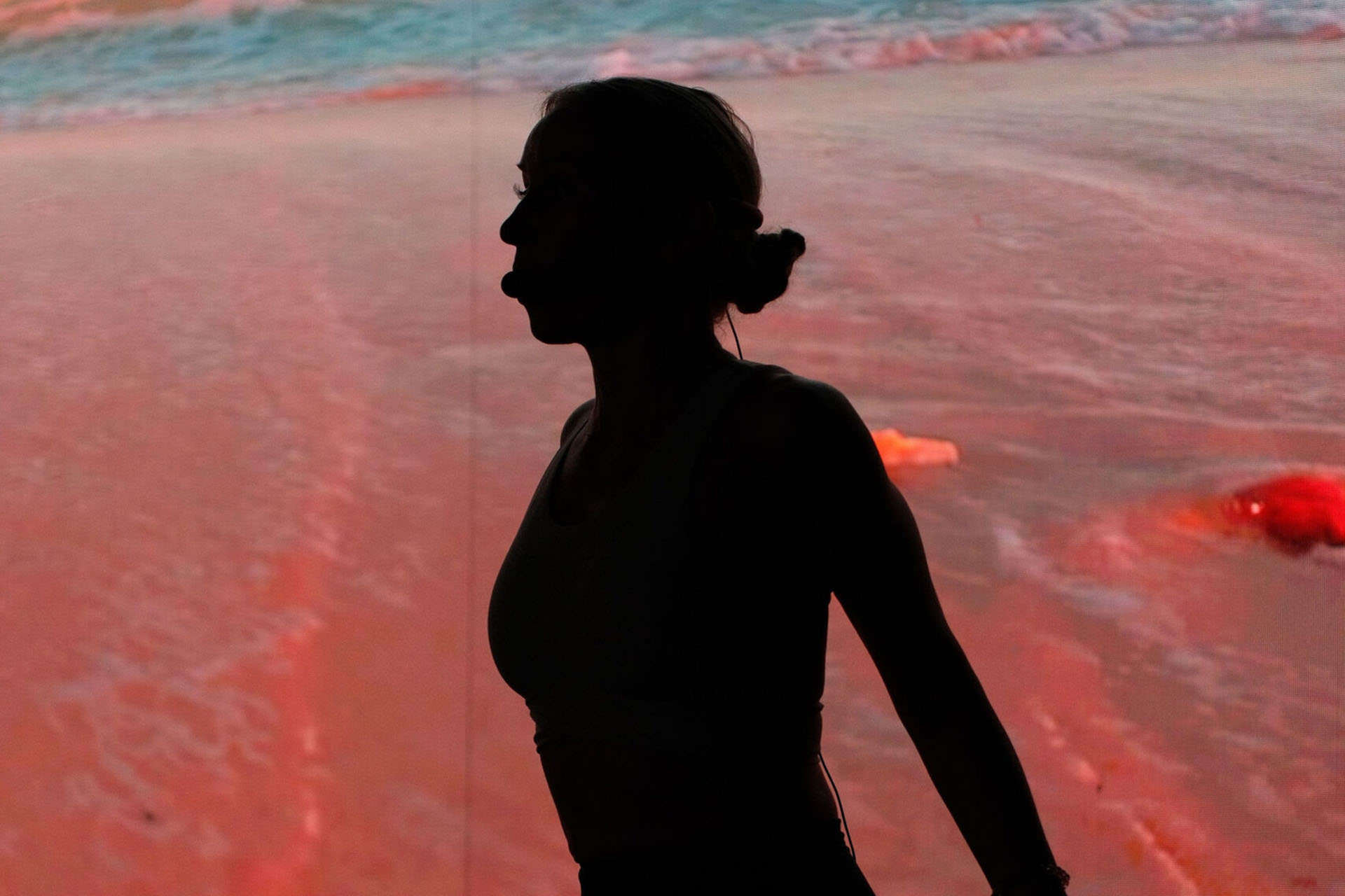 Cinematic yoga class showing how immersive experiences deepen practice and transformation